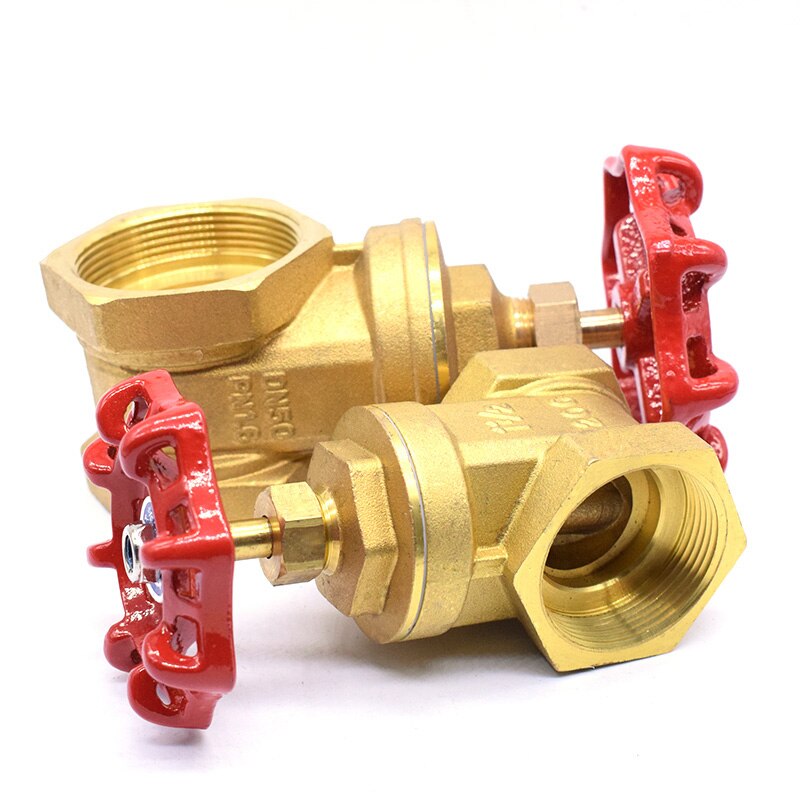 Leakage prevention preservative brass gate valve switch valve DN40 DN50