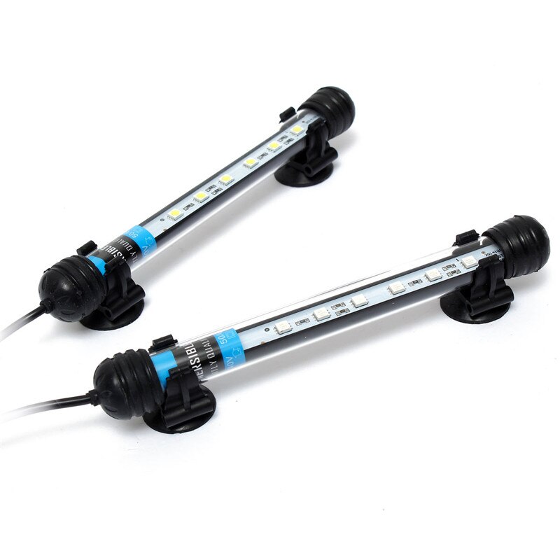 19CM RGB Remote Control Aquarium LED Lighting Fish Tank Arowana Amphibious Submersible Lamp Aquarium Holder Luminaire Waterproof