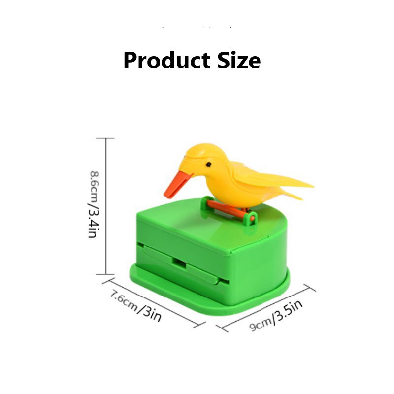 Dispensador de mondadientes para pájaros, , automático, sencillo, práctico, colibrí, caja de Bambú