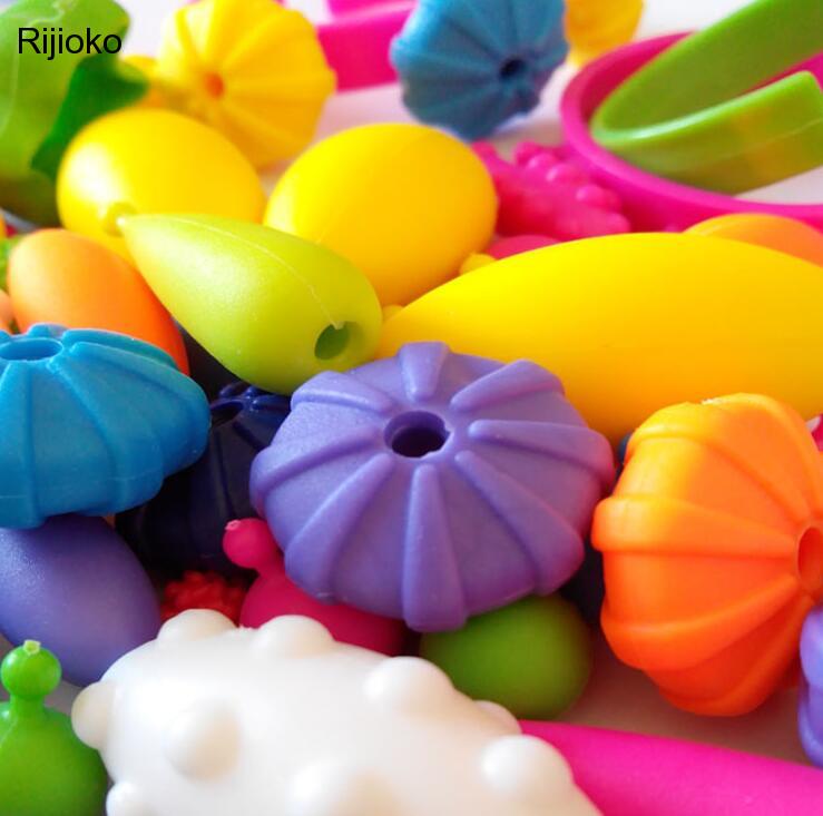 Diy juguetes de las niñas la creatividad costura manualidades niños pulseras de joyería hecha a mano Kit a la de juguete de