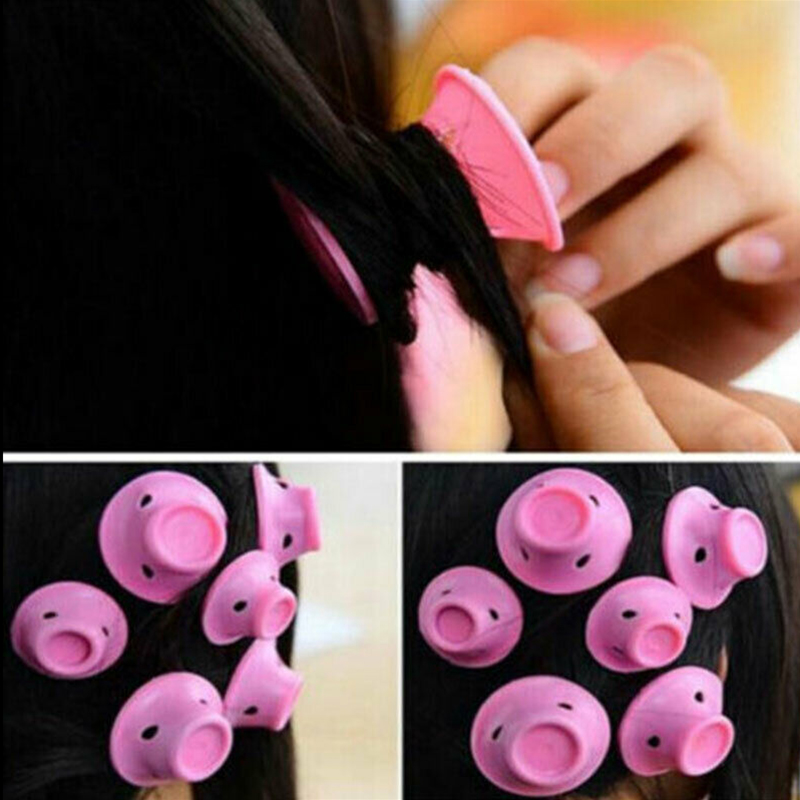 10/20/30 pçs/set Borracha Macia Cuidado Do Cabelo Mágico Modelador de Cabelo Rolos de Silicone Sem Calor Sem Grampo de Cabelo curling Styling Ferramenta DIY