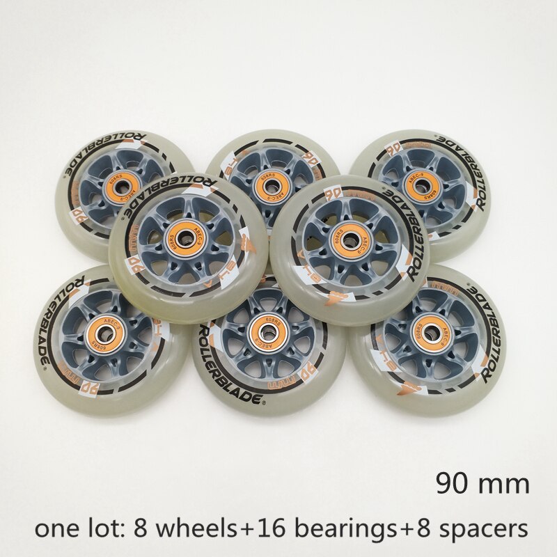 Pikaluistinpyörä 90 mm 100 mm 110 mm laakeri abec -9: 90 mm