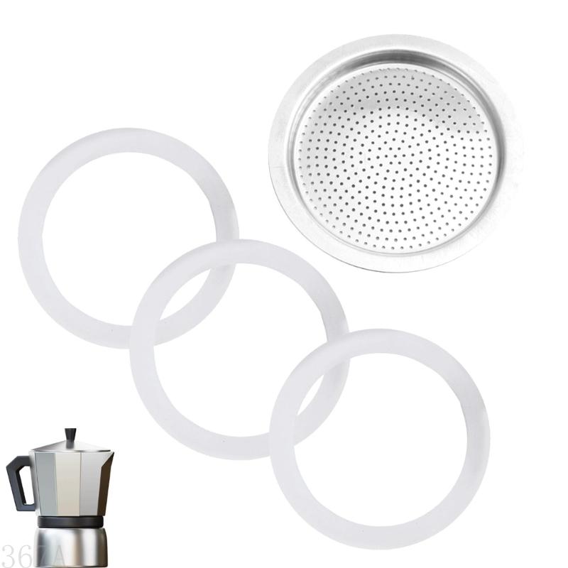 Koffiezetapparaat Vervangingsset - Pakkingen, Afdichtingen, Aluminium Filter - Voor 367A Model