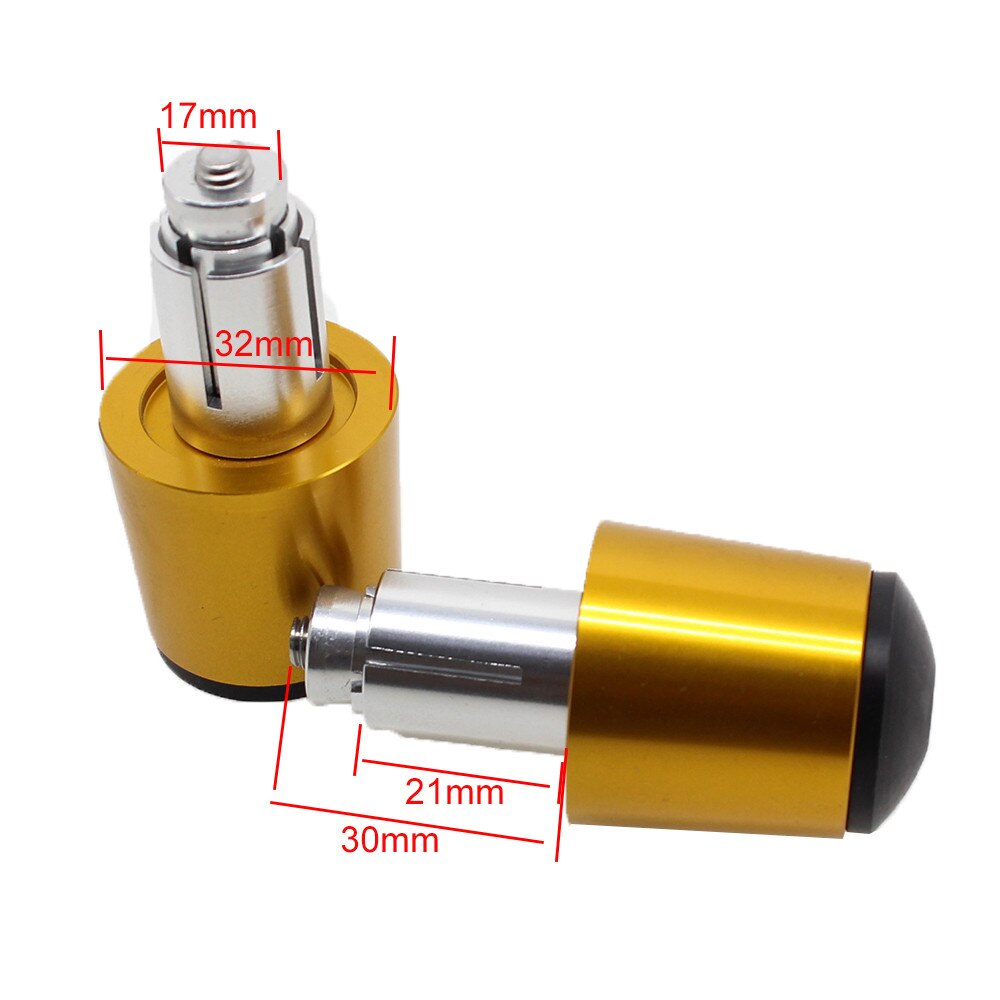 Empuñaduras de manillar de motocicleta de 7/8 pulgadas, extremos de barra, tapones, contrapeso de tapa para SUZUKI GS500F GS 500F SV650 SV650S SV 650 1999