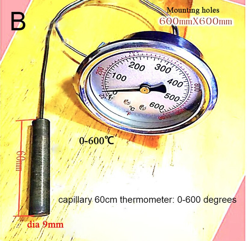 Thermostat de four pour poêle à pizza, 1 pièce, contrôle de la température du four de cuisine, interrupteur de contrôle du capteur