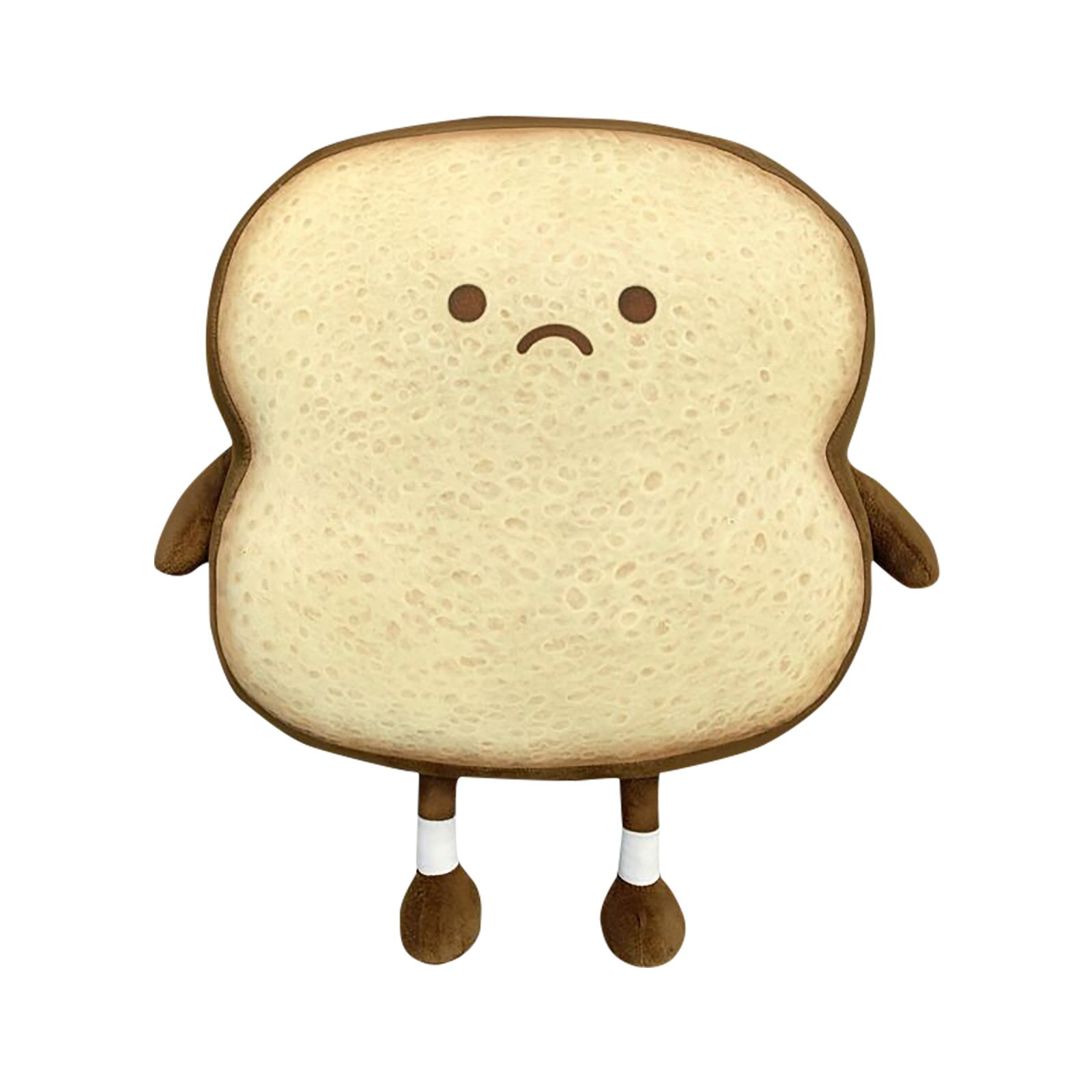 Grappig Emotie Brood Knuffel Kussen Gevulde Voedsel Knuffel Simulatie Gesneden Brood Speelgoed Kussen Schoudertas Kids Zak Pop speelgoed: A