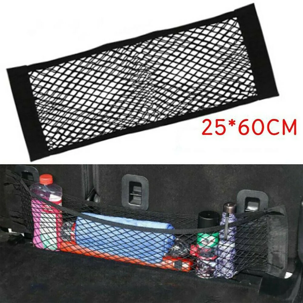 1 red de almacenamiento elástica Extra grande para furgoneta de carga, autocaravana, hogar móvil, caravana, barco, accesorios interiores, 25x35cm: Blanco