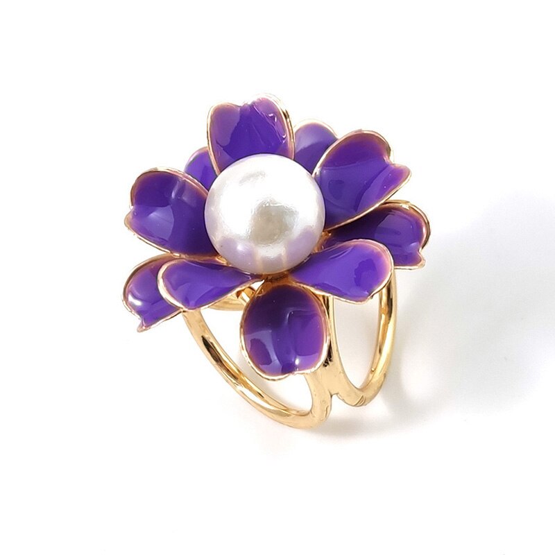 Moda flores broche cachecol fivela buquê de cristal luxo cachecol clipes para o natal feminino jóias de natal dropshipping: ROXO