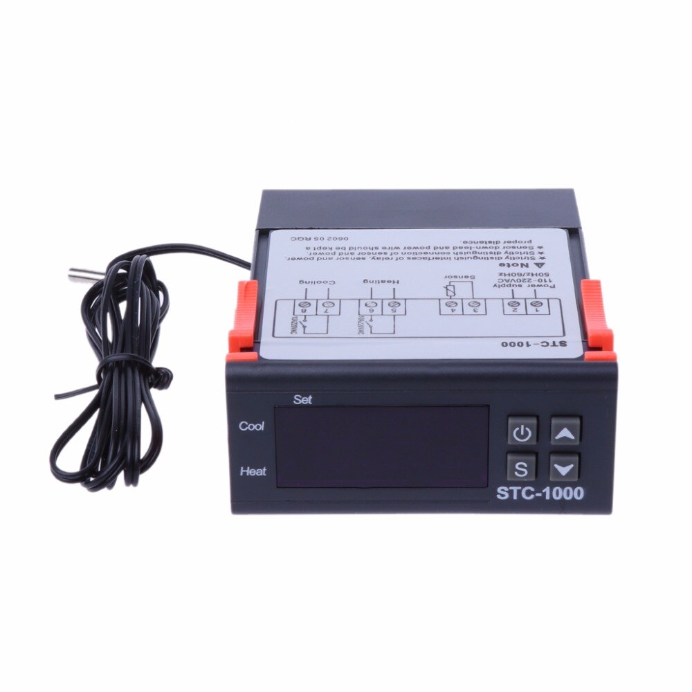 110V-220V Digital STC-1000 All-Purpose Temperature Controller Thermostat Sensor Temperature Control Products