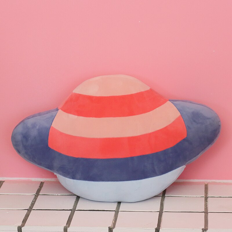 Almohada mullida de cohete, nave espacial, Planeta, astronauta, juguetes de peluche, de cumpleaños y Navidad, accesorios infantiles: Planet