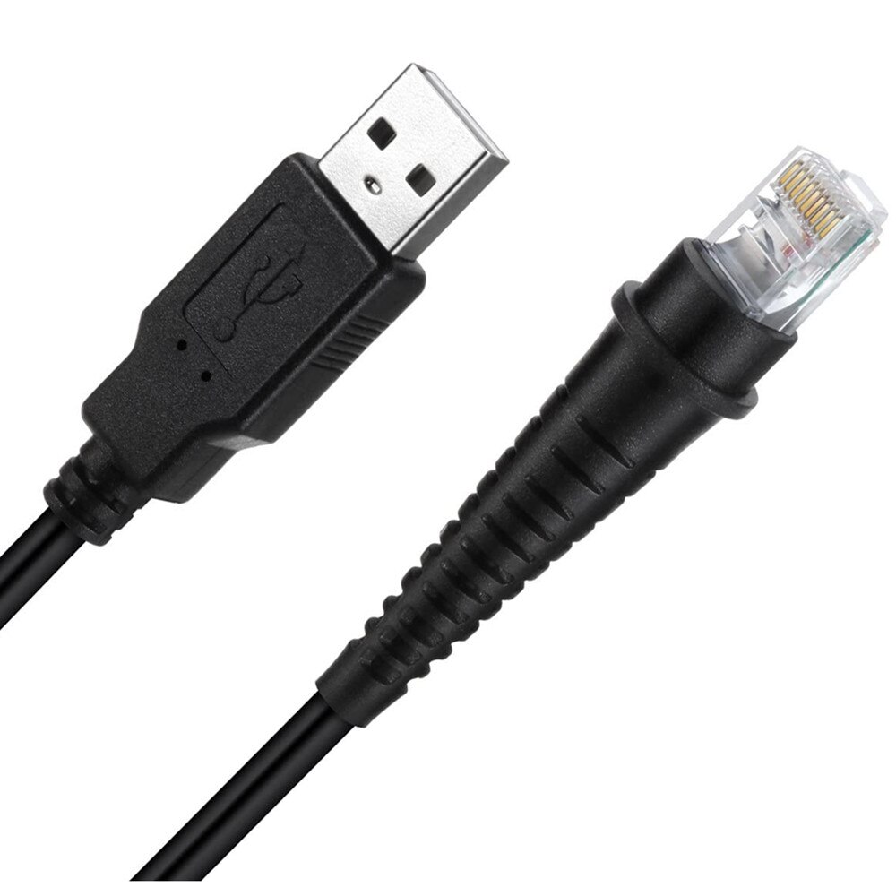ERE 6FT USB to RJ50 Cable for Honeywell Metrologic BarCode Scanners MS5145, MS7120, MS9540, MS7180, MS1690, MS9590, MS9520