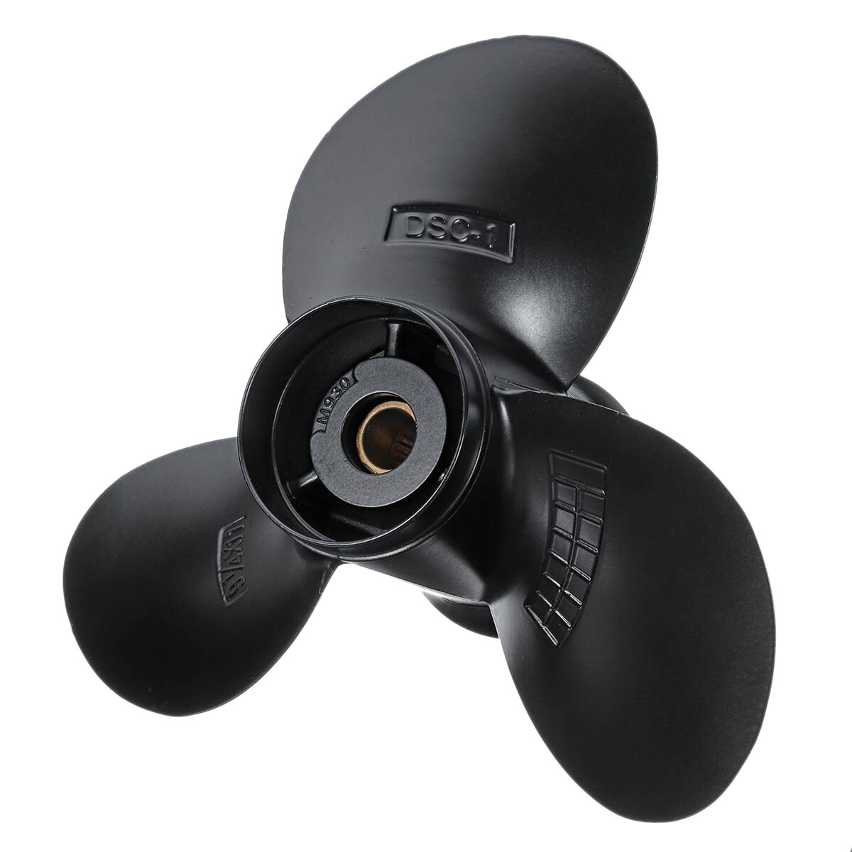 58100-93743-019 Aluminum Boat Outboard Propeller for Suzuki 9.9-15Hp 9 1/4 X 11 Aluminium Alloy Black 3 Blades 10 Spline Tooth: Default Title