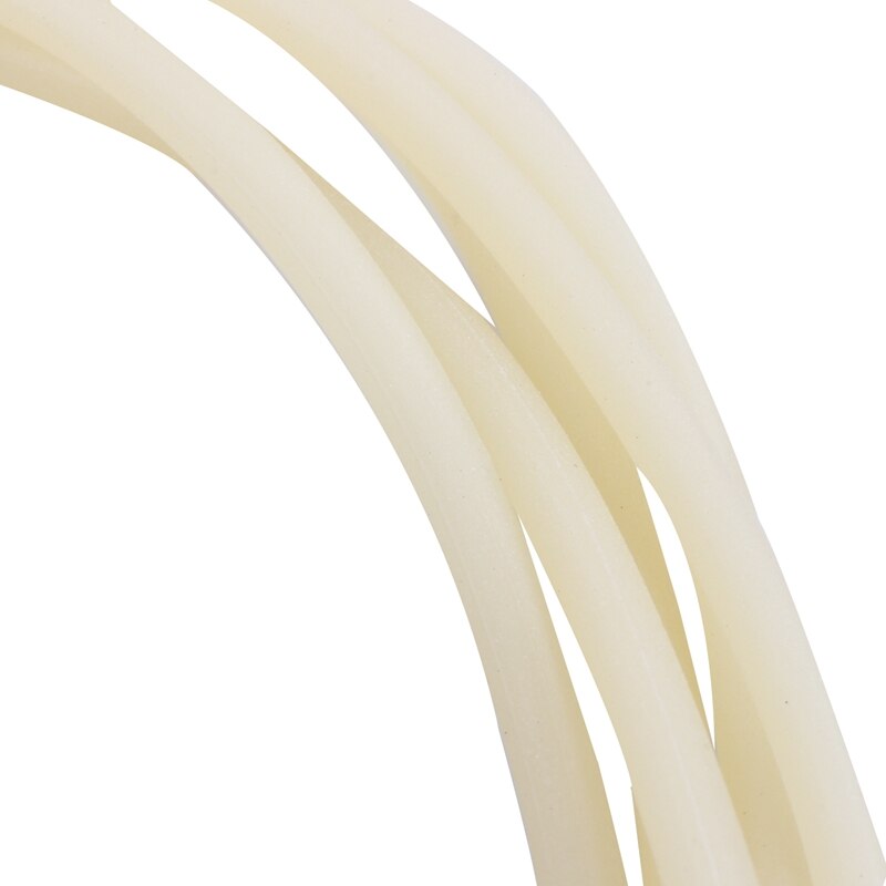 Fietsventiel kern zacht rubber latex slang 40cm lengtes 5 stuks ivoor