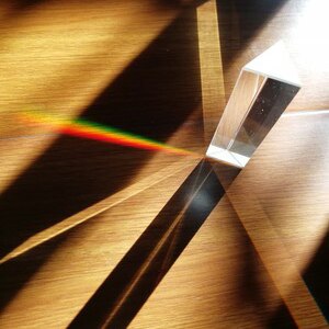 30X30X200MMTriangular Prism BK7 Optical Prisms Glass Physics Teaching Refracted Light Spectrum Rainbow Children Students
