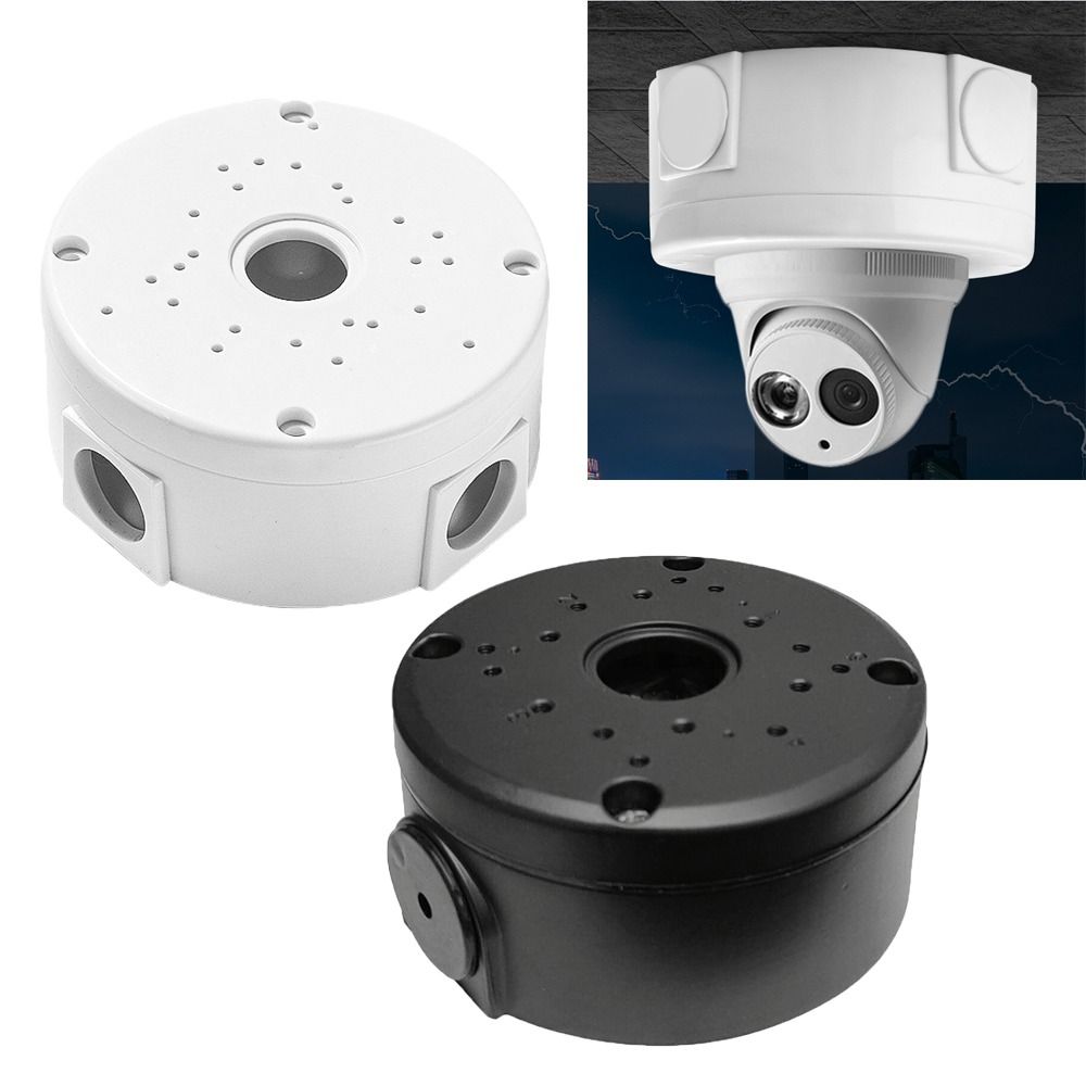 Soporte de pared para cámara CCTV, caja de conexiones de plástico Universal, soportes de domo de vigilancia, Cable impermeable, Base profunda