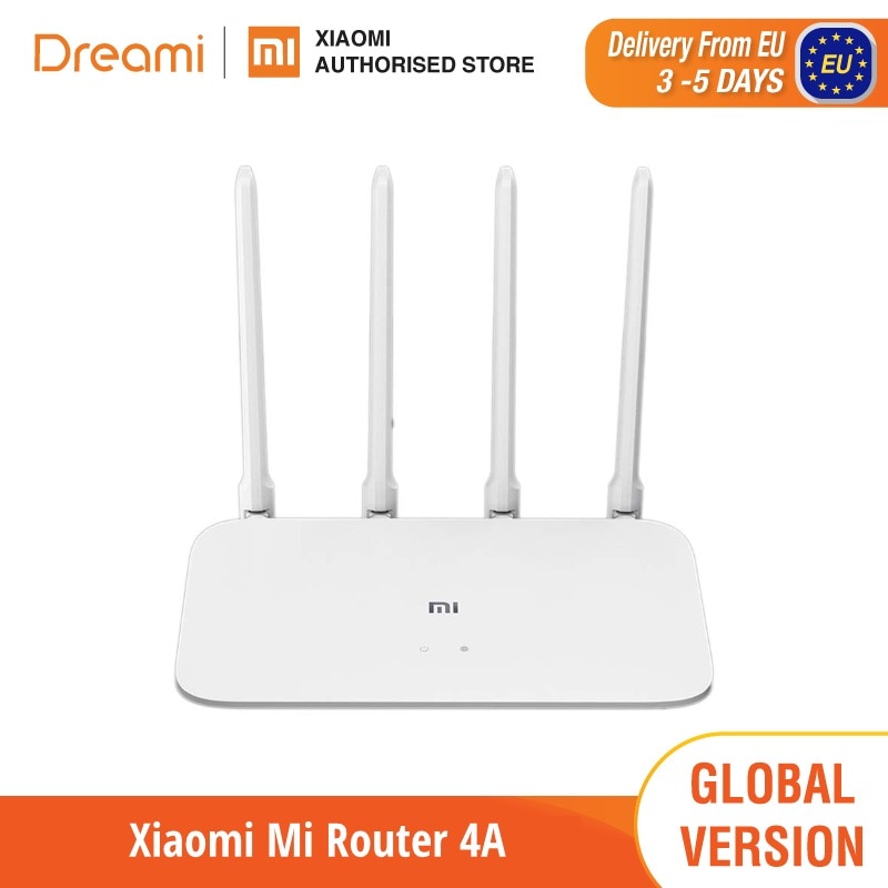 Xiaomi Mi Router 4A [Nieuw En Verzegeld] (High-Speed Dual Band AC1200 Router, 64 Mb, 1167 Mbps, 2.4Ghz & 5Ghz) Mirouter4a