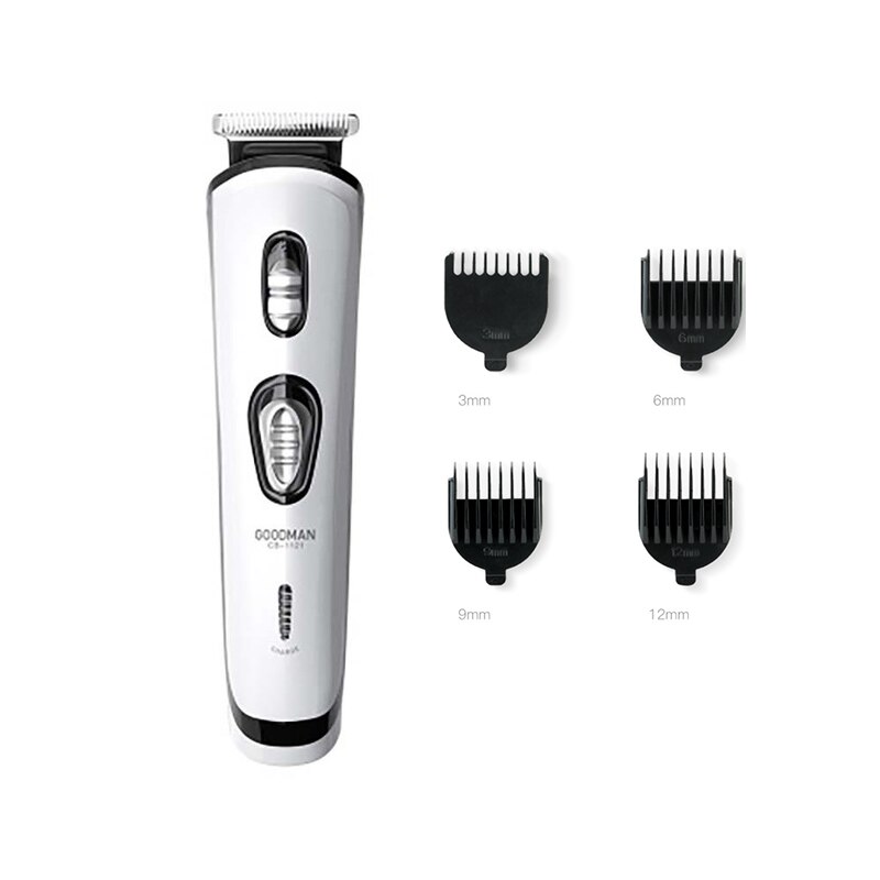 Mini máquina de cortar cabelo elétrica recarregável sem fio aparador de cabelo baixo ruído corte de cabelo barba barbeador barbeiro máquina portátil 3w: 01