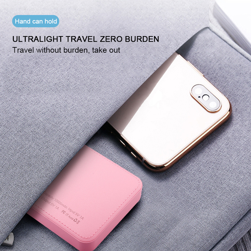 Power Bank 10000 Mah Mini Portable Charging USB PowerBank For IPhone Samsung Huawei Xiaomi External Battery Quick Charge