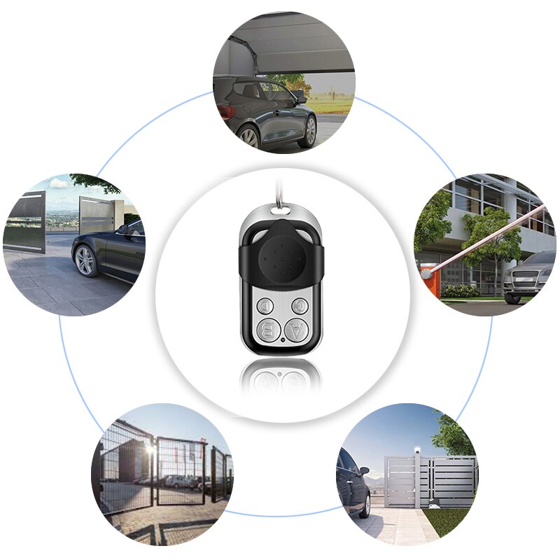 ERREKA LUNA ERREKA RESON Compatible Electric Gates Remote Controls for Command Garage Barrier Fixed Code Key Fod 433.92Mhz