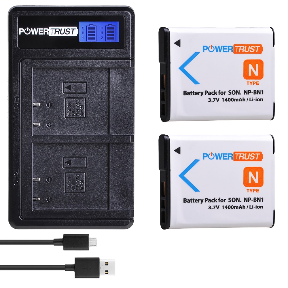 NP-BN1 Np BN1 Np Bn1 Batterij + Lcd Dual Charger Voor Sony DSC-W800,DSC-WX220,DSC-W830,DSC-W810,DSC-QX30,DSC-QX100,DSC-QX10