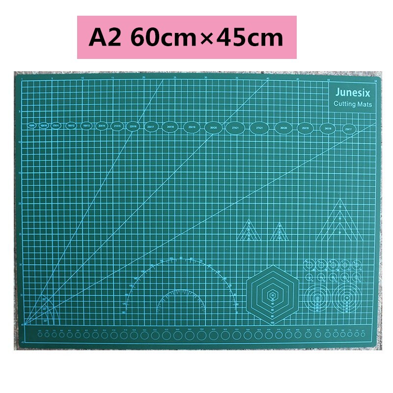 Snijden Matten A2 Grid Dubbelzijdig Plaat Graveren Model Mediated Mes Schaal Cut Kartonnen School Office Supply Papier cut