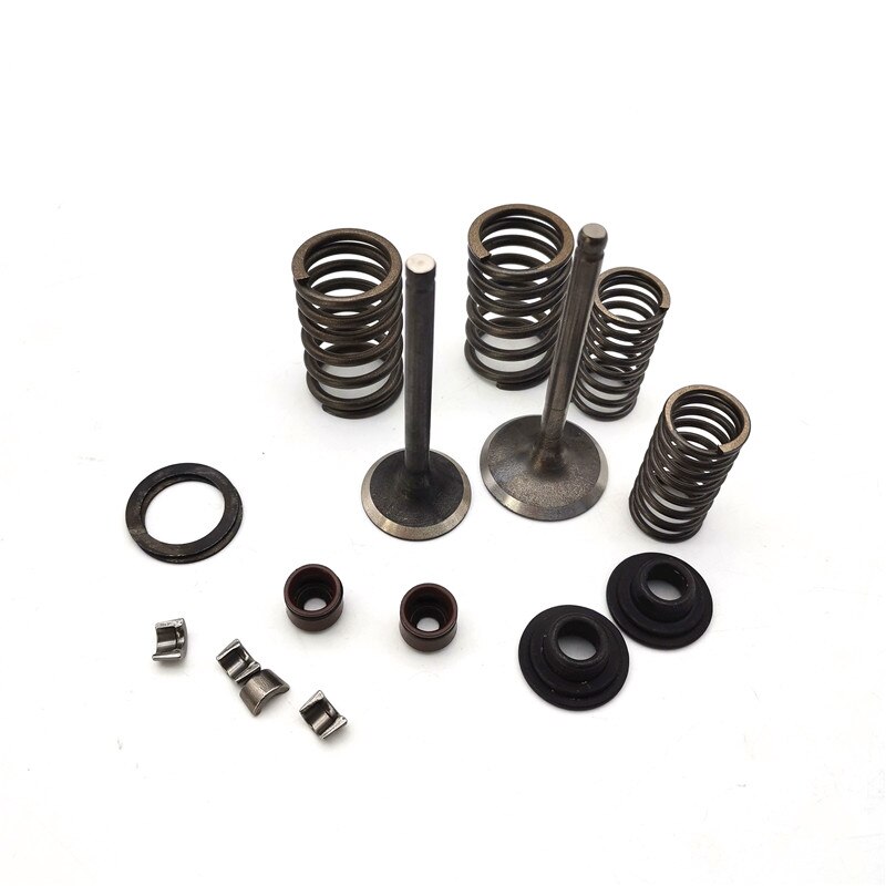 Valve Assembly Intake Exhaust Stem Shaft for GY6 150 157QMJ 1P57QMJ 4 Stroke Air-cooling Scooter Moped