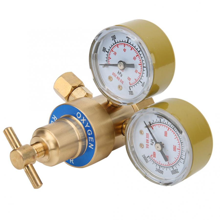 Koppar syrgasregulator tryckreducerare industriell syrgasmätare gastrycksmätning lufttrycksregulator