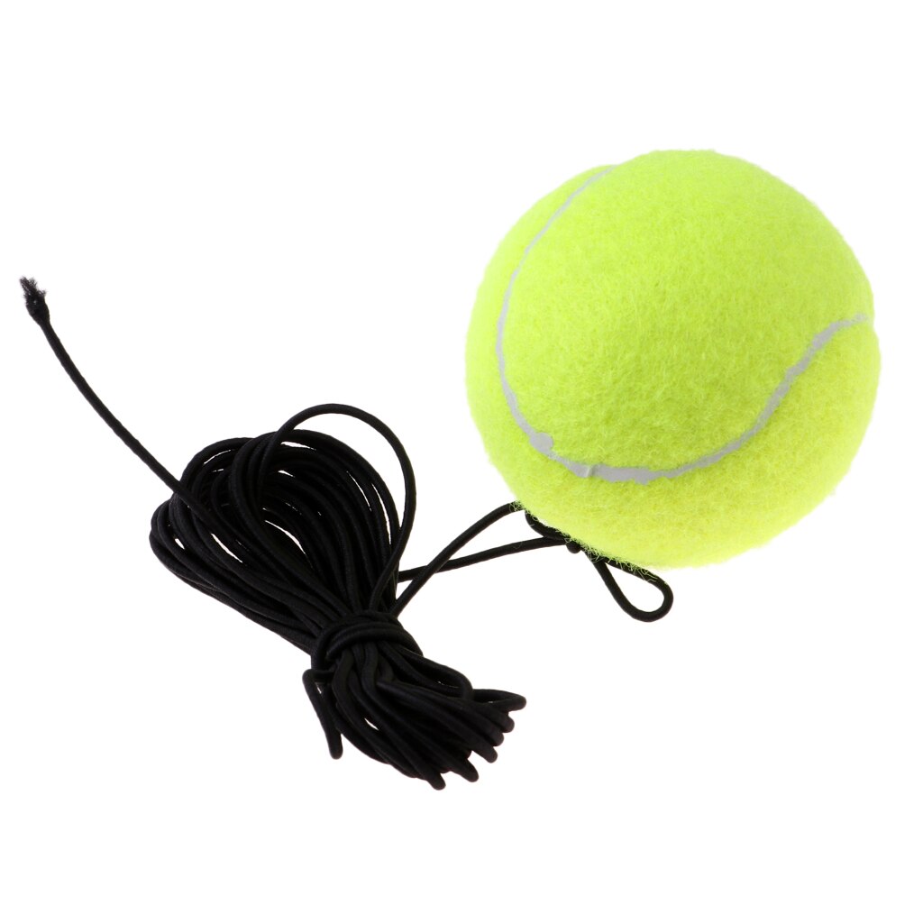 Elastische Tennis Ball auf Schnur Tennis Praxis Selbst-Studie Ausbildung Aids Trainer