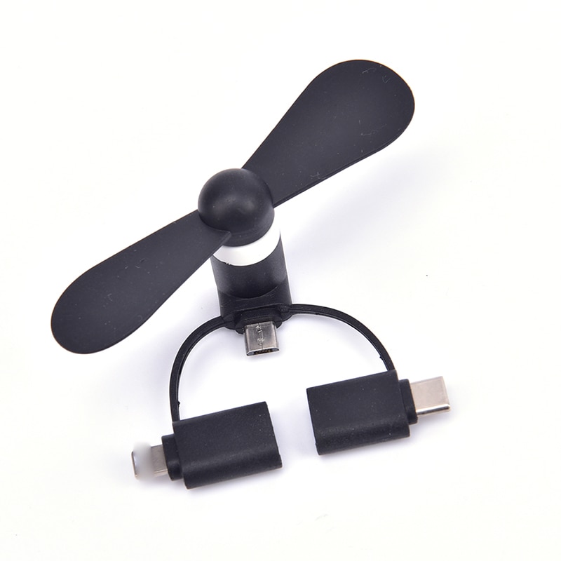 Mini Usb Fan 3 In 1 Usb Gadget Draagbare Elektronische Smart Gadgets Voor Smartphone