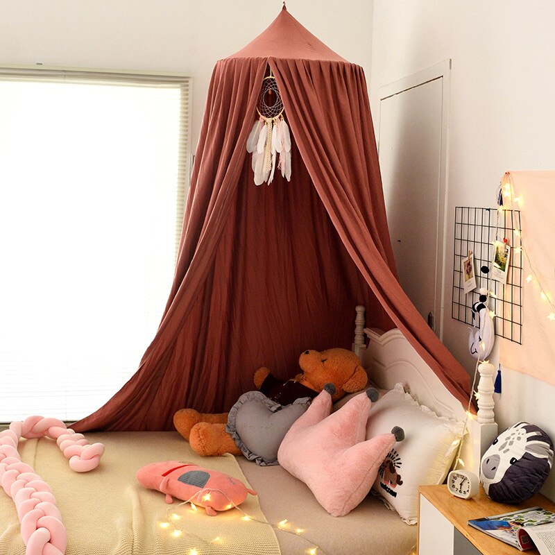 Nordic Stijl Opknoping Prinses Kant Kids Baby Bed Kamer Luifel Klamboe Gordijn Beddengoed Koepel Tent Home Decor: 11