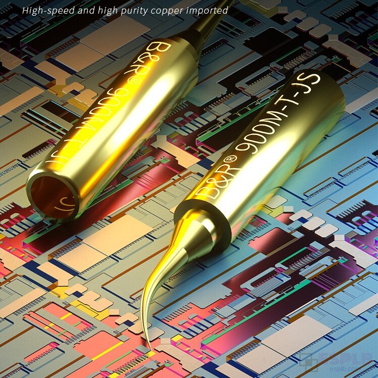 0.1mm High-speed Copper Soldering Iron Tip Precision Flying Wire High Temperature Resistant Non-magnetic Solder Iron Tip