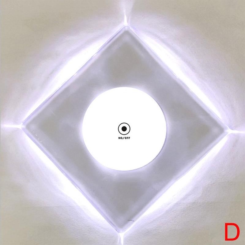 Dessous de verre lumineux LED pour Table à manger, dessous de verre Ultra-fin, napperon lumineux de Table, accessoires de décoration, O0G3: D