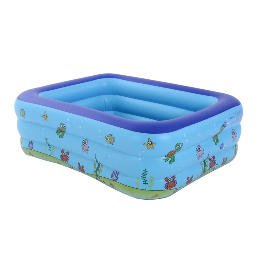 Kids inflatable Pool Children's Home Use Paddling Pool Large Size Inflatable Square Swimming Pool for baby CD