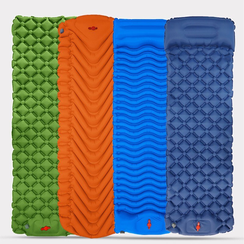 Camping Mat Voet Luchtbed Opblaasbaar Matras Nylon Tpu Slapen Pad Lichtgewicht Vochtbestendige Air Matras Draagbare