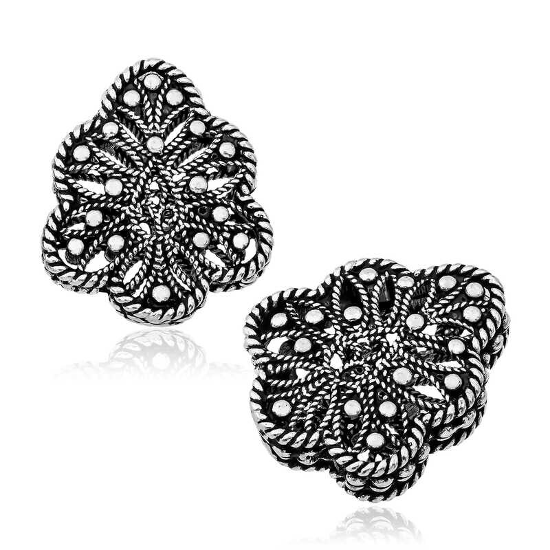 Chapelet gravé en argent