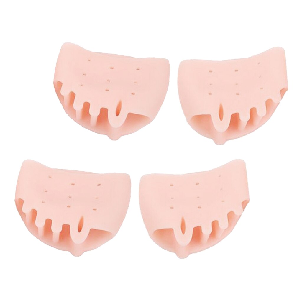 4Pcs Gel Hallux Valgus Corrector Orthotic Bone Toe Separators Pad