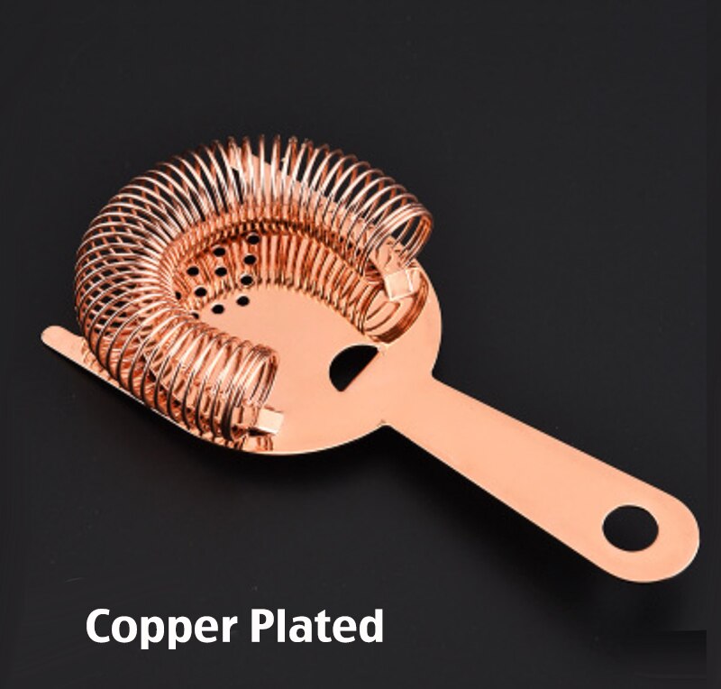 Passoire à Cocktail en acier inoxydable | Outil de Bar à Cocktail, outil de Bar à boissons: Copper Plated