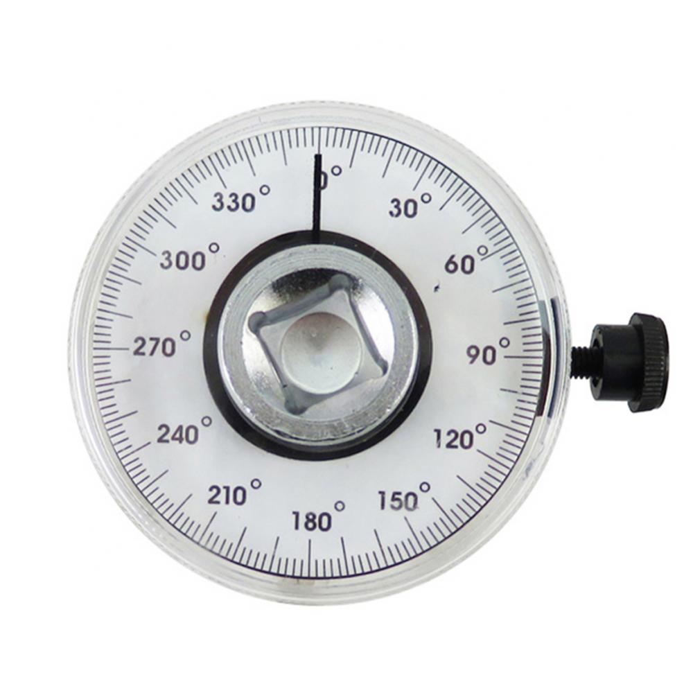 Car 360 Degree 1/2 inch Drive Angle Torque Gauge Meter Measure Tool with Wrench Car Repair Adjustable Gauge Hand Tools Wrench