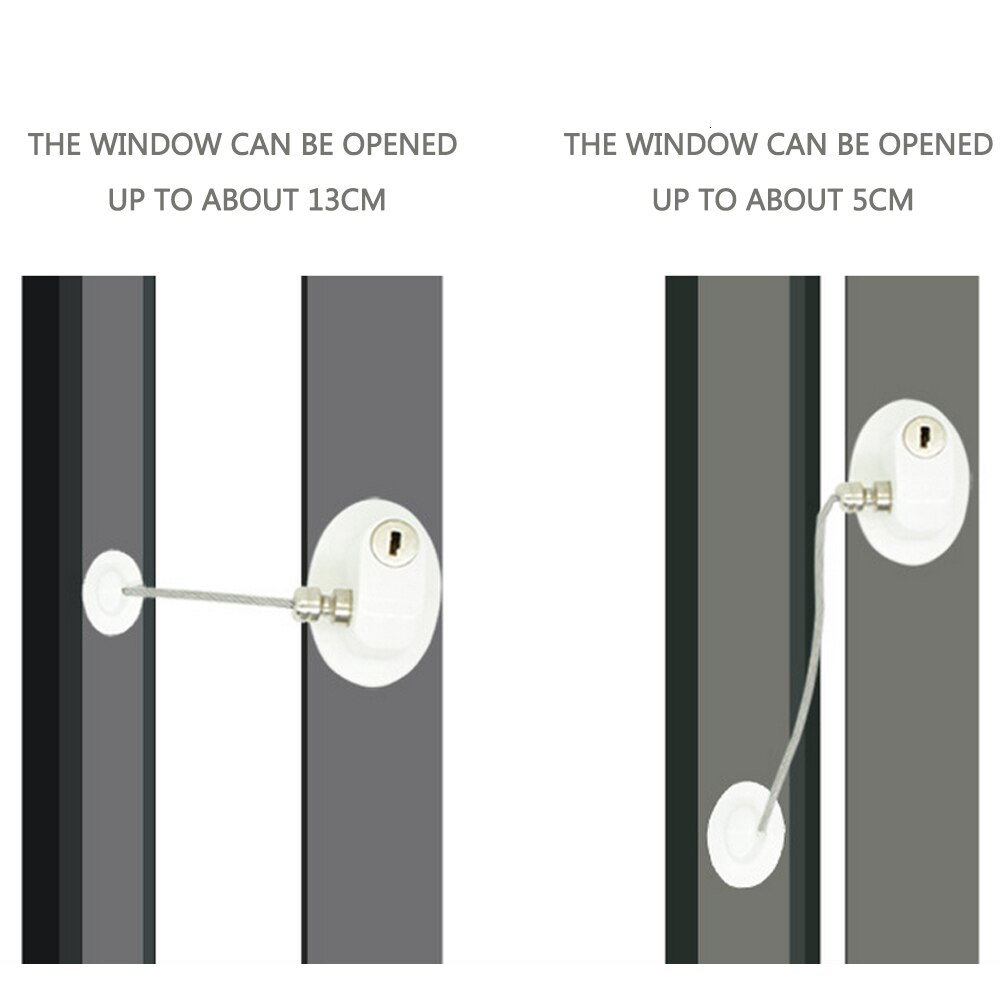 2 teile/los Art Sicherheit Kühlschrank Schloss Fenster sperren Fenster Ohne schlagen Baby Sicherheit Schutz Zu Verhindern Herbst