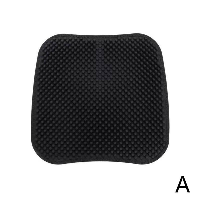 Cojín de Gel para asiento de coche, soporte Lumbar de masaje para cuello, pieza de ventilación fresca, almohada para el dolor del coche, reposacabezas, accesorio Re S3F8: A