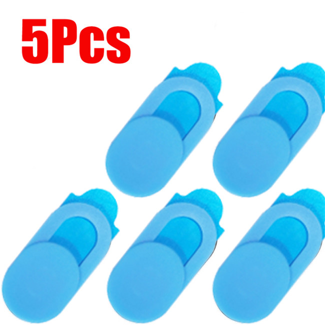 5/10/20Pcs Laptop Webcam Cover Webcam Universele Telefoon Antispy Camera Cover Voor Ipad Web Pc Macbook tablet Lenzen Privacy Sticker: 5pcs blue