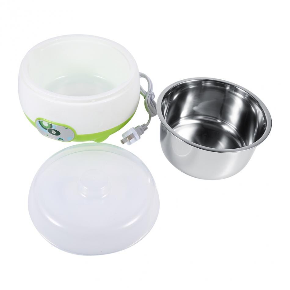 1L Electric Yogurt Maker Multifunction Automatic Plastic Cover Stainless Steel Liner Yogurt Maker Mini Automatic Yogurt Machine