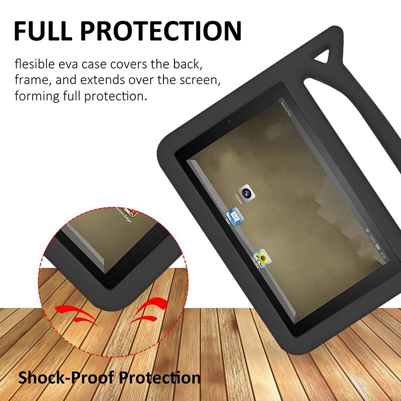 All Kids Case for 7 Inch Tablet - Kid-Proof Handle Protective Cover with Built-In Stand for 7 Inch Display Tablet