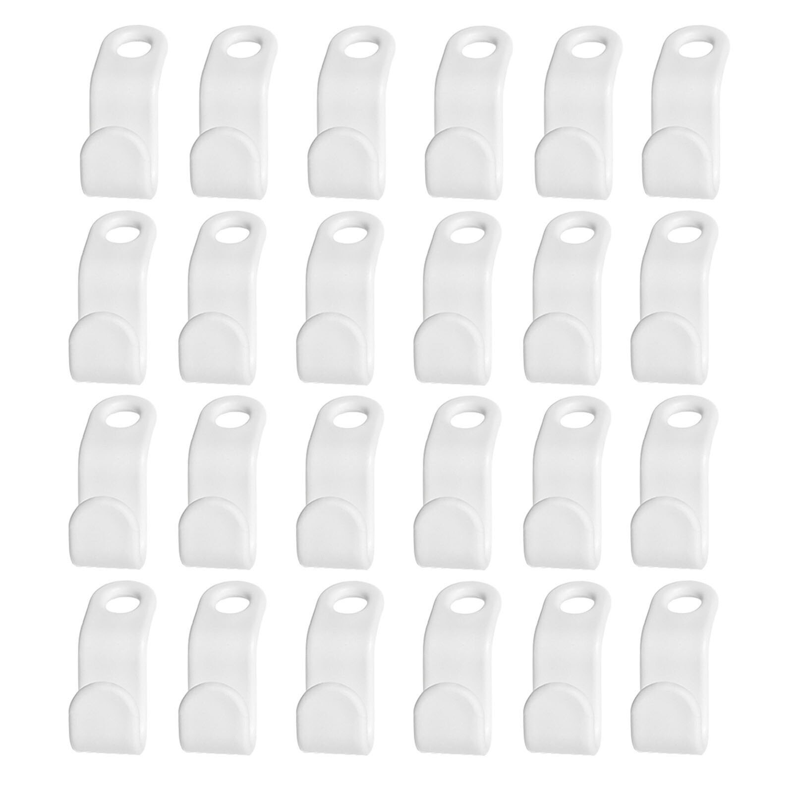 24Pcs Closet Plastic Clothes Hanger Connector Cascading Hook Space Saving Holder Extender Linking Hook Clips for Closet Wardrobe: 24 pcs