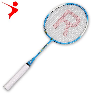 6500 2 stk ferrolegering tegneserie barnebadmintonracket spesialtreningstråd materiale fibergarn bruk fleksibelt