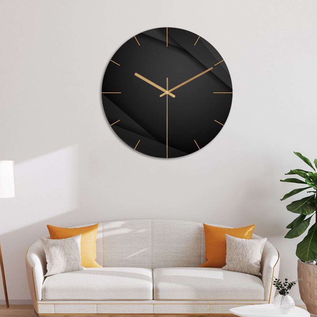 30 Cm Roundwall Klok Quartz Uurwerk Batterij Operated Slaapkamer Decoratie, Stille En Nauwkeurige