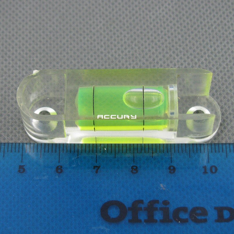 HACCURY Plastic waterniveau Indicator Mini waterpas waterpas flacon met Montage gat