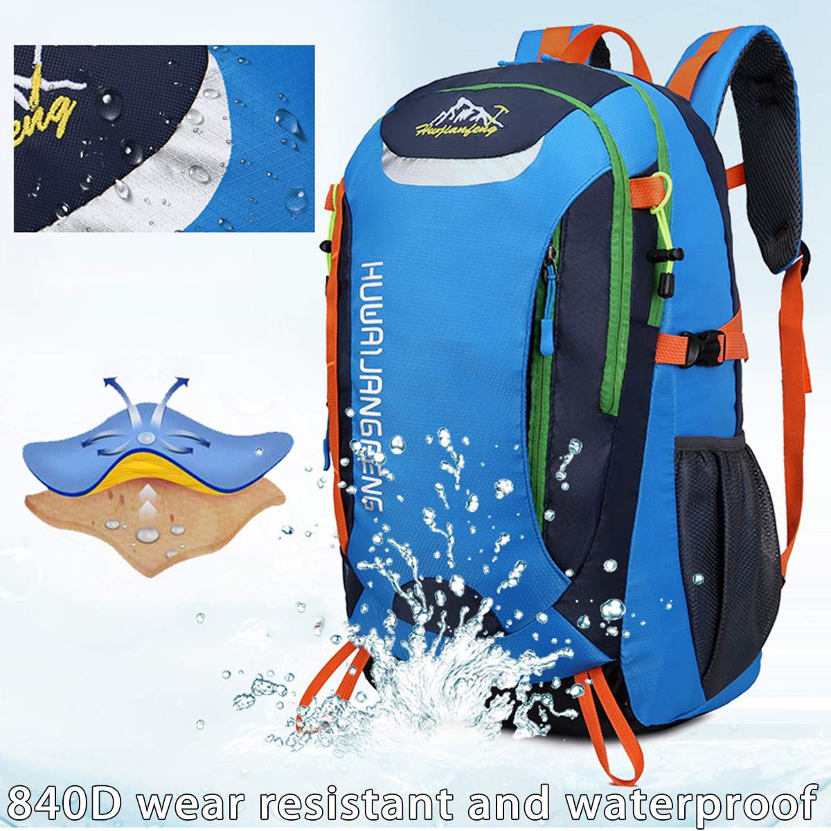 20L Outdoor Sports Mountaineering Backpack Camping Hiking Trekking Rucksack Travel Waterproof Cover Bike Bags for Women Men