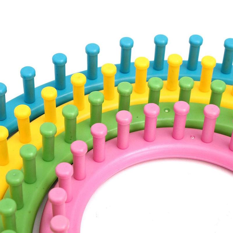 Weaving Loom Knitting Loom Flower Daisy Knit Pattern Maker Wool Yarn Needle Loom Knitting Tools