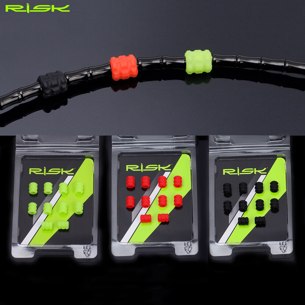 RISIKO Fahrrad Hülse Gummi Kabel Schutz für Rohr Linie Rohr Bremse Schicht Ultraleicht MTB Rahmen Schutzhülle Silikon Kabel führen